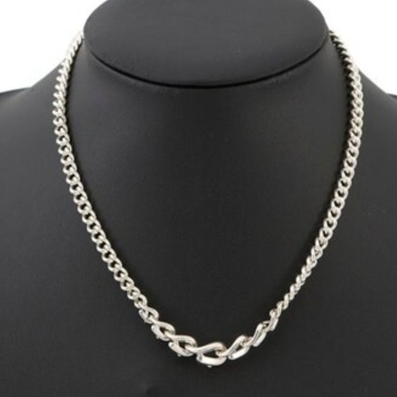 Tiffany & Co. Jewelry - Tiffany & Co. Forge Graduated Link Chain Necklace Sterling Silver